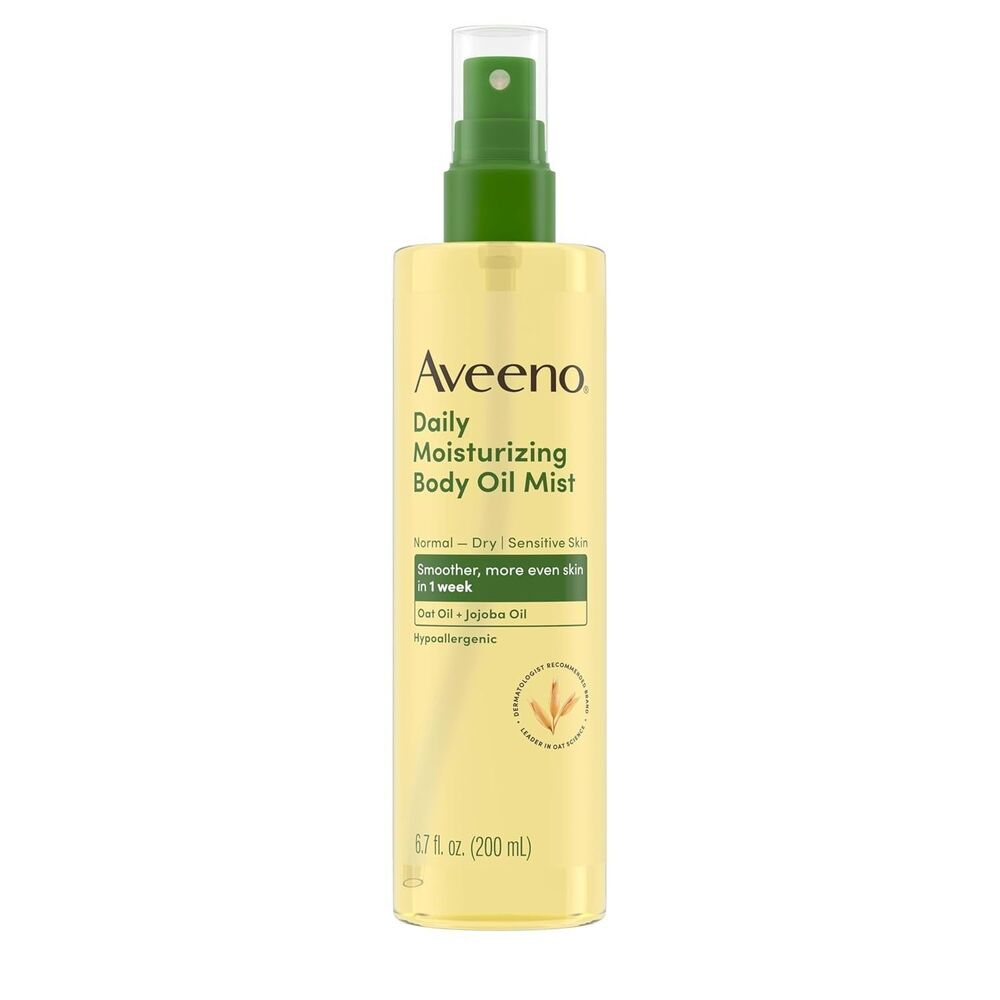 Aveeno Daily Moisturizing Body Oil Mist with Oat Oil & Jojoba Oil Dry Skin 6.7oz